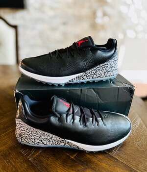 Nike Jordan ADG 'Black Cement' Golf Shoes AR7995-001 Sz 11 New with Box Rare!!